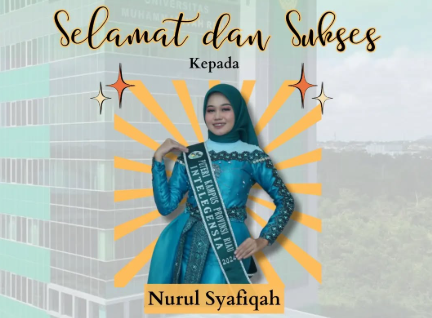 Mahasiswi prodi kimia yang lolos sebagai Intelegensia Puteri Kampus Provinsi Riau 2024